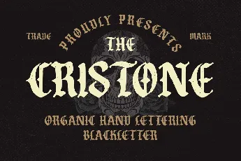 Cristone font