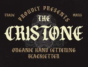 Cristone font