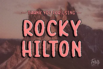 Rocky Hilton font