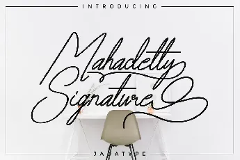 Mahadetty font