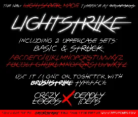 LIGHTSTRIKE font