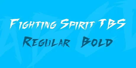 Fighting Spirit TBS font