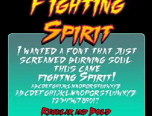 Fighting Spirit TBS font