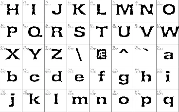 Lethargic BRK font