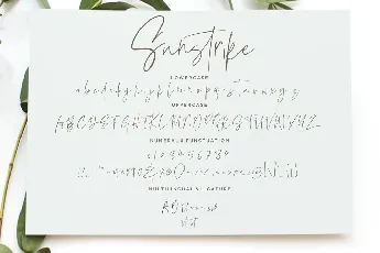 Sunstrike font