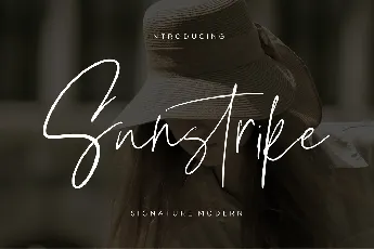 Sunstrike font