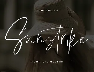 Sunstrike font