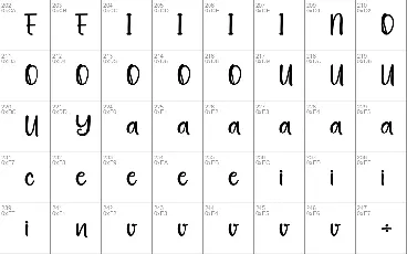 Hoursed font