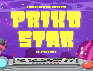 PRIKO STAR font