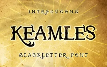 Keamles font