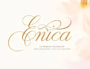 Enica Calligraphy font