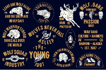 Wolf Gang Family font