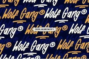 Wolf Gang Family font