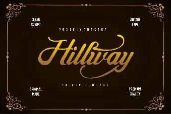 Hillway font