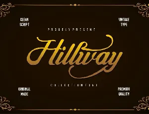 Hillway font