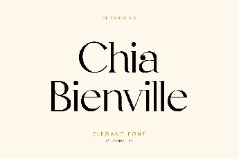 Chia Bianville font