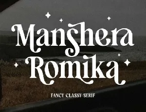 Manshera Romika font