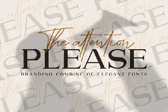 The Attention Please Duo font