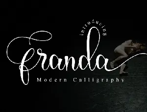 Franda Calligraphy font