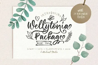 Wellytonia Package font