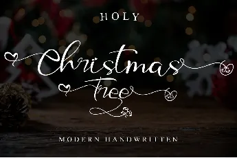 Holy Christmas Tree font