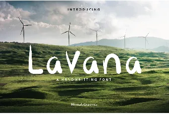 Lavana font