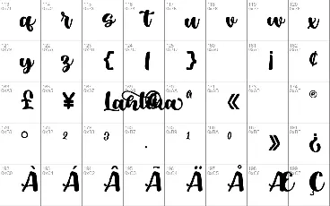 Lahtina font