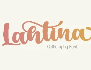 Lahtina font