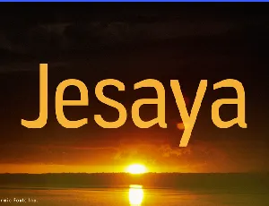 Jesaya font