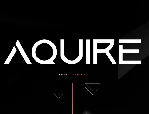 Aquire Free font