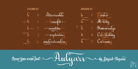 Aulyars Script font