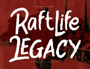 Raftlife Legacy Typeface font