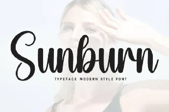 Sunburn Script Typeface font