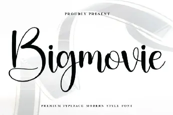 Bigmovie font