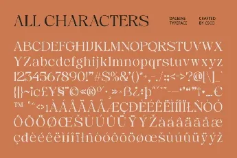 Dalbine font