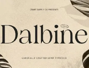 Dalbine font