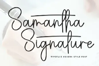 Samantha Signature Script font