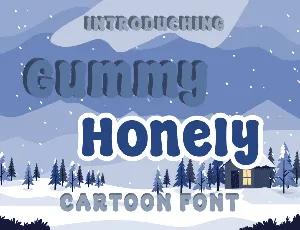 Gummy Honely font