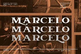 Marcelo Engraved Serif font