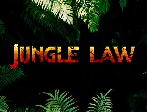 Jungle Law font