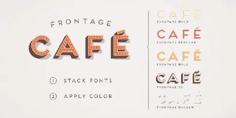 Frontage font