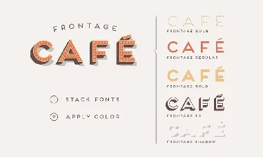 Frontage font