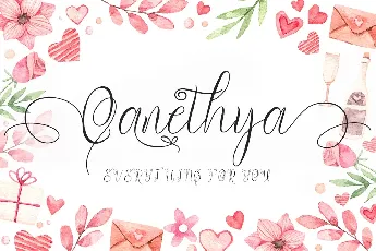 Qanethya font