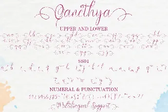 Qanethya font