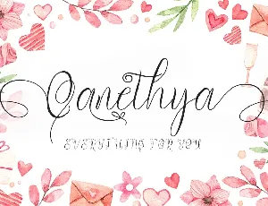 Qanethya font