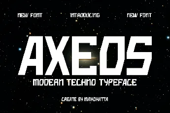 AXEOS font