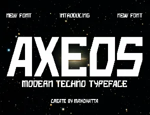 AXEOS font