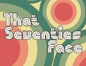 That Seventies Face font