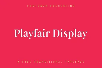 Playfair Display Family font
