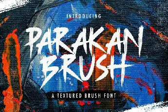 Parakan Brush font